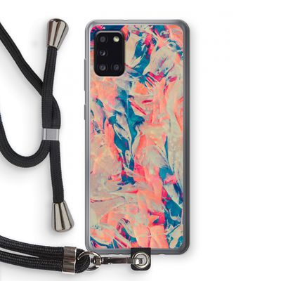 Alone: Samsung Galaxy A31 Transparant Hoesje met koord