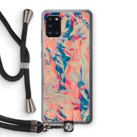 Alone: Samsung Galaxy A31 Transparant Hoesje met koord