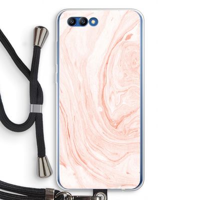 Peach bath: Honor 10 Transparant Hoesje met koord