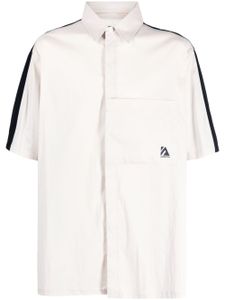 AMBUSH chemise imprimée à manches courtes - Gris