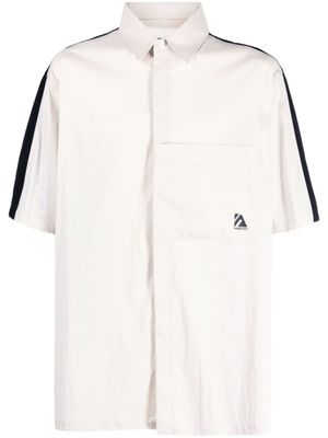 AMBUSH chemise imprimée à manches courtes - Gris