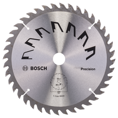 Bosch Accessoires Cirkelzaagblad Precision 184X2X16/-,T40 - 2609256864