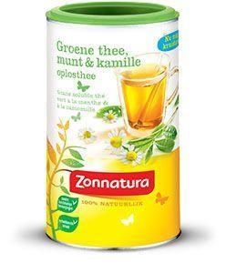 Groene oplosthee pepermunt/kamille
