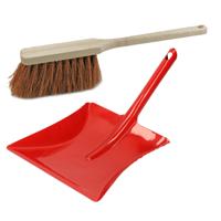 Benson Stoffer en rood blik combinatie - buiten - Hout met kokosvezels - Metalen blik 23 x 23 cm
