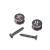 D&apos;Addario EP202 Solid Brass End Pin strap buttons chroom