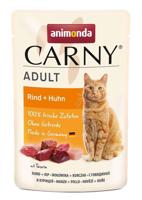ANIMONDA Carny Adult Beef and chicken - nat kattenvoer - 85g