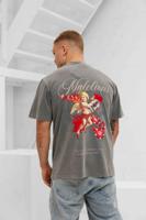 Malelions Angel T-Shirt Heren Grijs - Maat XS - Kleur: Grijs | Soccerfanshop