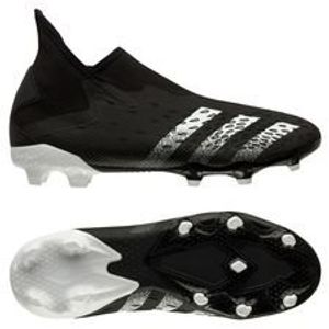 adidas Predator Freak .3 Laceless FG/AG Superstealth - Zwart/Wit