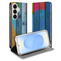 Samsung Galaxy S26+ Smart Cover Hoesje Wood Heart