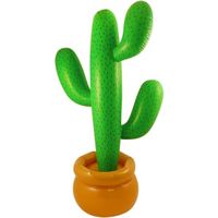 Feestartikelen Mexico opblaasbare cactus 87 cm   -