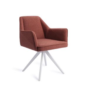 Jesper Home Eetkamerstoel 'Tome' Turn White, Draaibaar, kleur Shabby Saffron