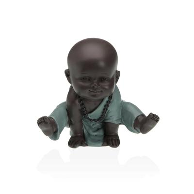 Decoratieve figuren Versa Hars Boeddha 9 x 10 x 10,5 cm
