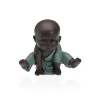 Decoratieve figuren Versa Hars Boeddha 9 x 10 x 10,5 cm