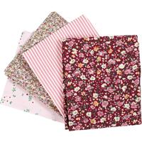 Creativ Company Patchwork stof roze 45x55cm, 4st.