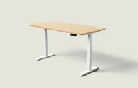 Desktronic HomeOne bureau Wit / Eiken / 160x80 cm