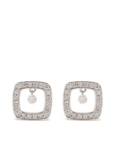 PONTE VECCHIO puces d'oreilles Vega en or blanc 18ct serties de diamants - Argent