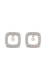 PONTE VECCHIO puces d'oreilles Vega en or blanc 18ct serties de diamants - Argent