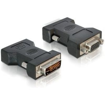 Delock 65016 Adapter VGA 15-pins female naar DVI 24+5 male
