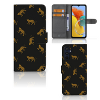 Telefoonhoesje met Pasjes voor Samsung Galaxy M14 Leopards