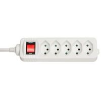 Lindy 73167 Binnen 5AC outlet(s) Wit power uitbreiding