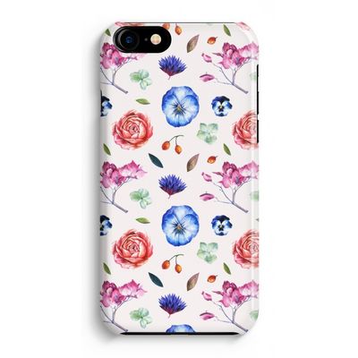 Bloemetjes: iPhone 8 Volledig Geprint Hoesje