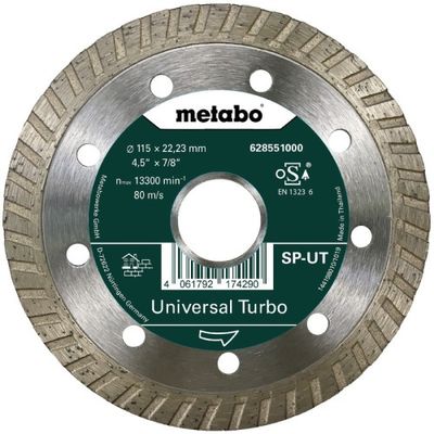 Metabo Accessoires Diamant slijpschijf | Ø 115x22,23mm | "SP-UT" | Universal Turbo "SP" - 628551000