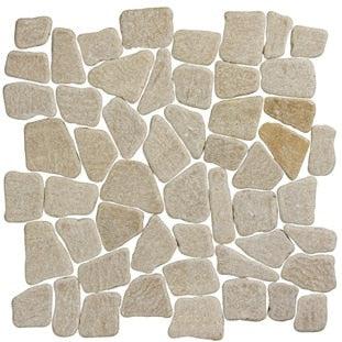 Stone Line Palladiana Mozaiek Tegel Breuk - Beige Mix Marmer Ongeglazuurd 300x300mm