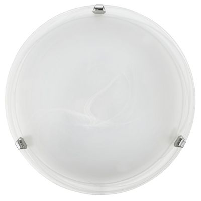 Eglo plafondlamp dm300 albast/chroom &apos;salome&apos;
