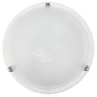 Eglo plafondlamp dm300 albast/chroom &apos;salome&apos;