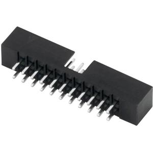 TRU COMPONENTS TC-1270635-20-1-00 Male connector Rastermaat: 2 mm Totaal aantal polen: 20 Aantal rijen: 2 1 stuk(s)