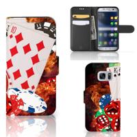 Samsung Galaxy S7 | Wallet Case | met Pasjes | Casino