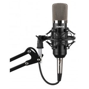 Vonyx CMS400 condensatormicrofoon met broadcast arm en popfilter