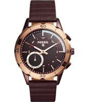 Horlogeband Fossil FTW1146 Leder Paars 20mm