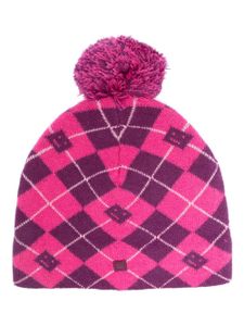 Acne Studios bonnet à détail de pompon - Rose