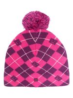 Acne Studios bonnet à détail de pompon - Rose - thumbnail