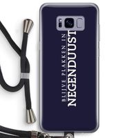 Blijve plakken in Negenduust: Samsung Galaxy S8 Plus Transparant Hoesje met koord