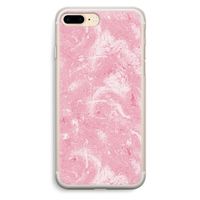 Abstract Painting Pink: iPhone 7 Plus Transparant Hoesje