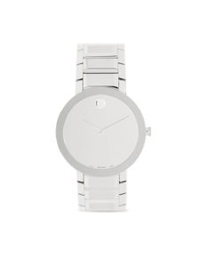 Movado montre à quartz 39 mm - Argent