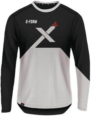 G-FORM Longarm shirt pro x-4 size m bl/white