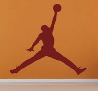 Sticker silhouette Michael Jordan - thumbnail