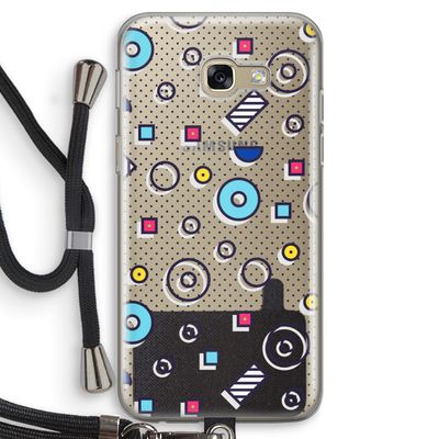 8-bit N°9: Samsung Galaxy A5 (2017) Transparant Hoesje met koord