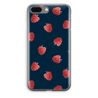 Framboosjes: iPhone 8 Plus Transparant Hoesje Framboosjes: iPhone 8 Plus Transparant Hoesje