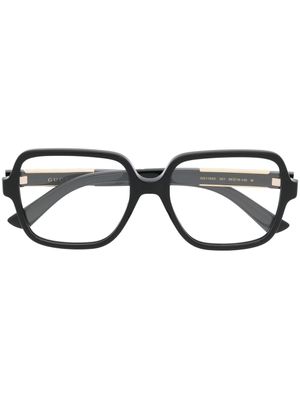 Gucci Eyewear lunettes de vue à monture carrée - Noir