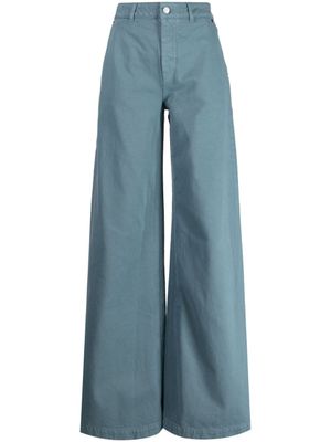 Del Core pantalon ample à taille-haute - Bleu