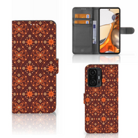 Xiaomi 11T | 11T Pro Telefoon Hoesje Batik Brown - thumbnail