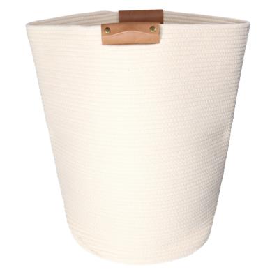Wasmand Emperor - beige - 80 liter - polyester gevlochten - 44 x 56 cm