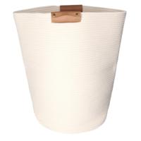 Wasmand Emperor - beige - 80 liter - polyester gevlochten - 44 x 56 cm