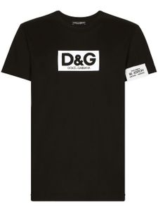 Dolce & Gabbana t-shirt à logo imprimé - Noir