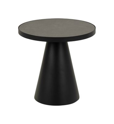 Bendt Salontafel 'Anemone' Keramiek 46cm, kleur Zwart