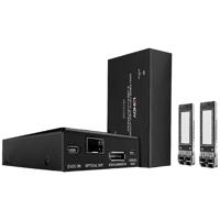 LINDY KVM Extender per linvio a distanza di segnali di monitor, mouse e tastiera da u KVM-extender DisplayPort 3840 x 2160 Pixel - thumbnail